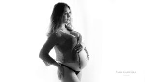 fotografia ciążowa z makjażem